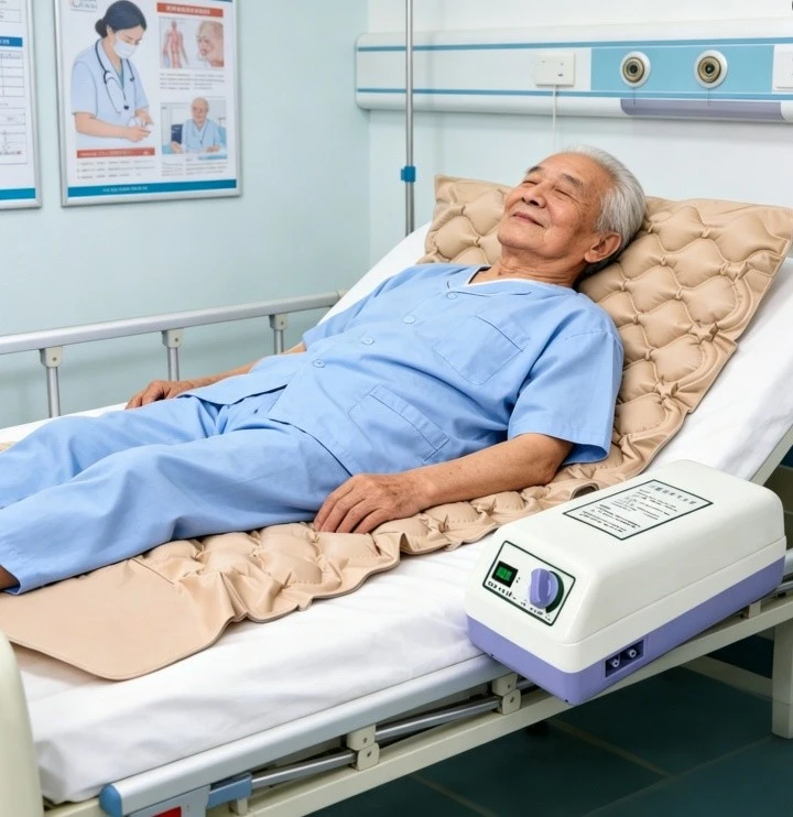 Silent Pump Alternating Pressure Bedsore Prevention Mattress factory